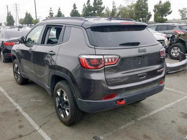 3C4NJDDB9JT198863 - 2018 JEEP COMPASS TR CHARCOAL photo 3