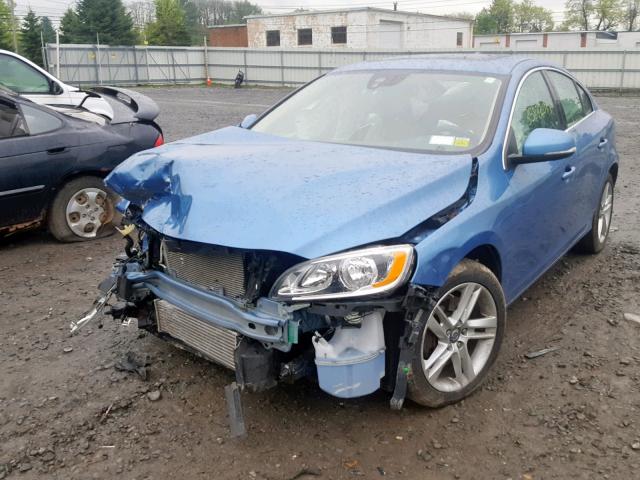 YV1612FS8E2275617 - 2014 VOLVO S60 T5 BLUE photo 2