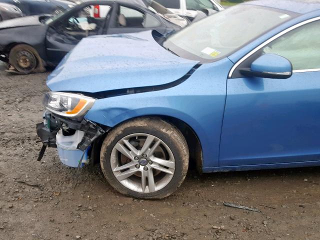 YV1612FS8E2275617 - 2014 VOLVO S60 T5 BLUE photo 9