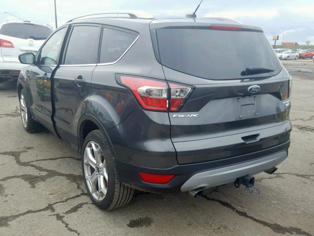 1FMCU9J90HUD86793 - 2017 FORD ESCAPE TIT GRAY photo 3