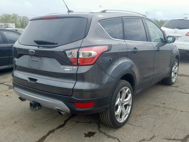 1FMCU9J90HUD86793 - 2017 FORD ESCAPE TIT GRAY photo 4