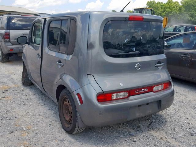 JN8AZ28R19T126991 - 2009 NISSAN CUBE BASE SILVER photo 3