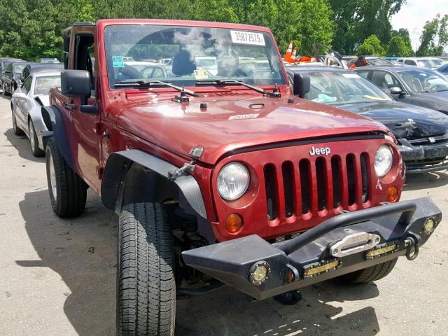 1C4AJWAG8CL236611 - 2012 JEEP WRANGLER S წითელი ფოტო 1