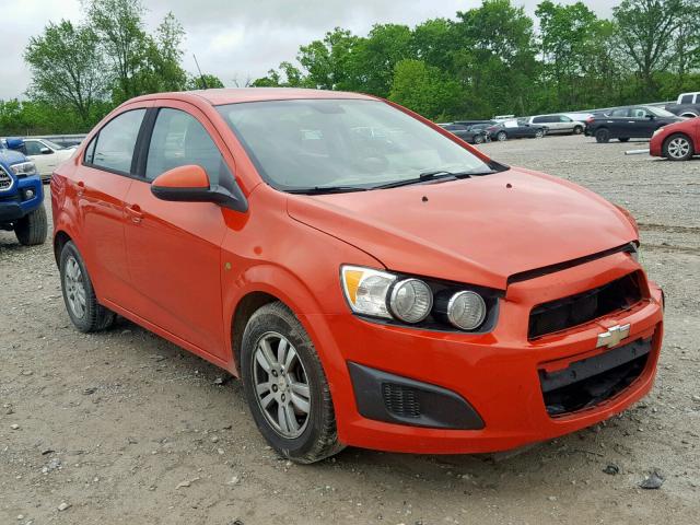 1G1JA5SH4C4102960 - 2012 CHEVROLET SONIC LS ORANGE photo 1