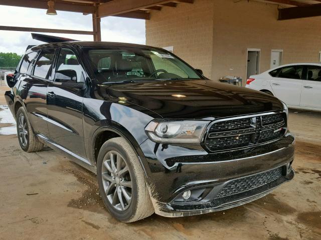 1C4RDHDG3HC860003 - 2017 DODGE DURANGO GT BLACK photo 1