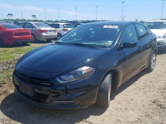 1C3CDFBA6GD652400 - 2016 DODGE DART SXT BLACK photo 2