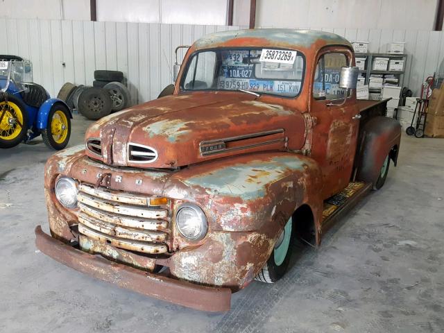 98RC475660 - 1949 FORD F-1 BROWN photo 2