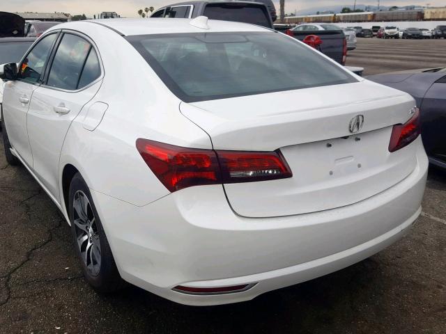 19UUB1F36FA006764 - 2015 ACURA TLX WHITE photo 3