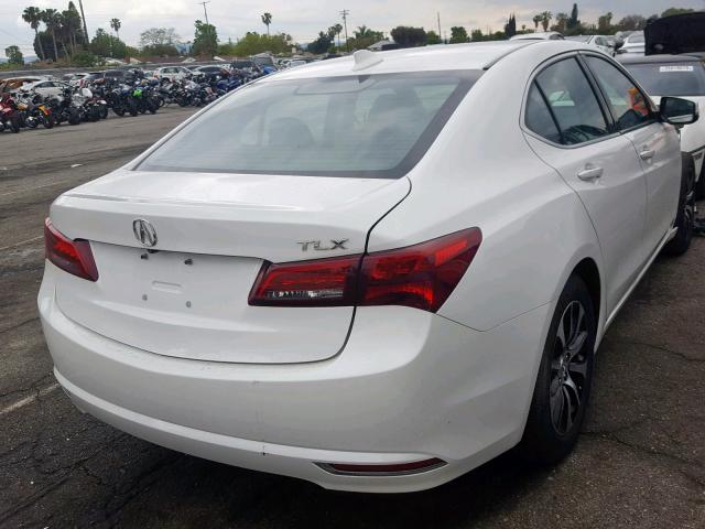 19UUB1F36FA006764 - 2015 ACURA TLX WHITE photo 4