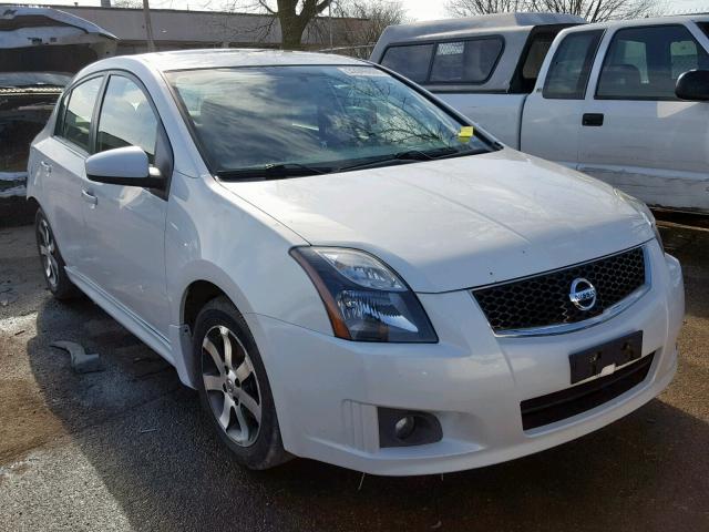 3N1AB6AP8CL702641 - 2012 NISSAN SENTRA 2.0 WHITE photo 1