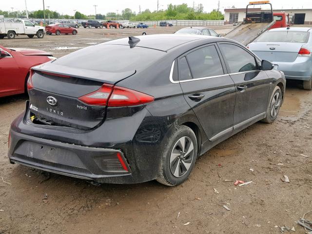 KMHC75LC6HU035055 - 2017 HYUNDAI IONIQ SEL BLACK photo 4