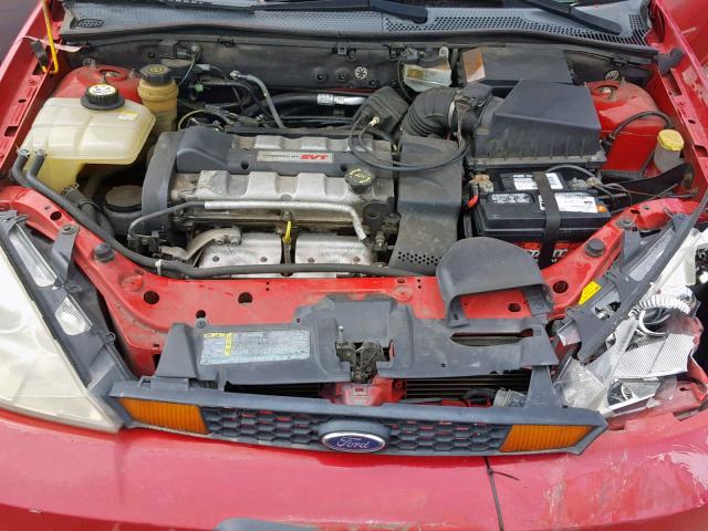 3FAHP37513R186773 - 2003 FORD FOCUS ZX5 RED photo 7