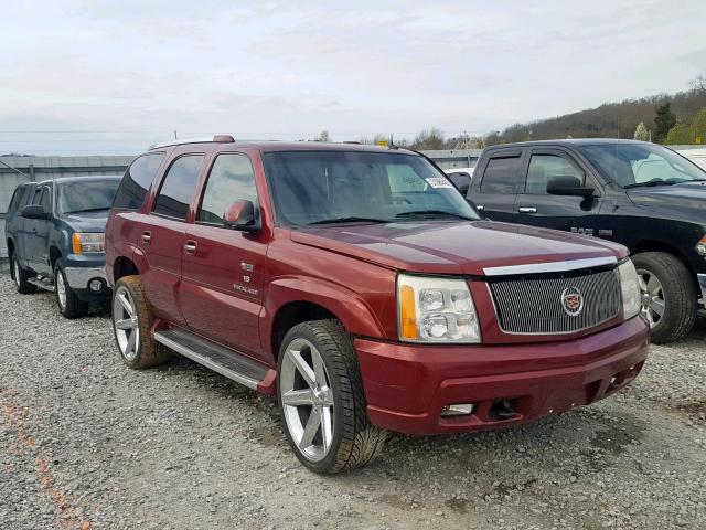 1GYEK63N63R133799 - 2003 CADILLAC ESCALADE L MAROON photo 1