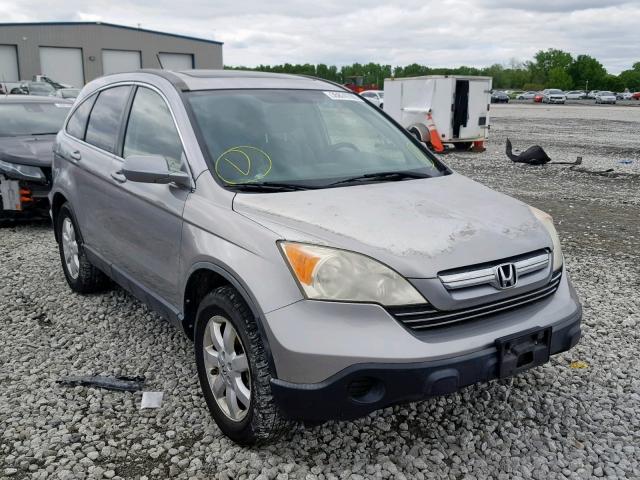 JHLRE48707C077397 - 2007 HONDA CR-V EXL SILVER photo 1