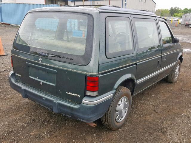 2B4GH2539PR210082 - 1993 DODGE CARAVAN GREEN photo 4