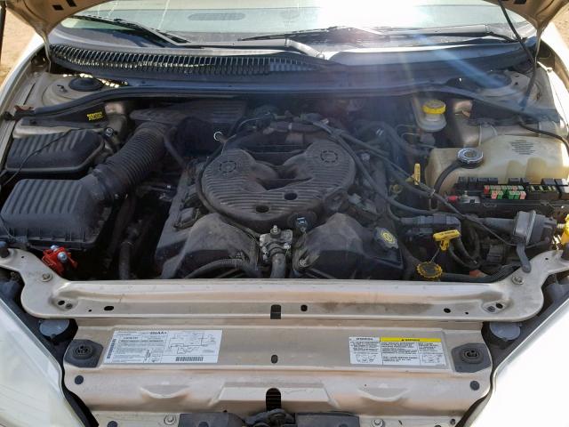 2B3HD46R31H705877 - 2001 DODGE INTREPID S Bej foto 7