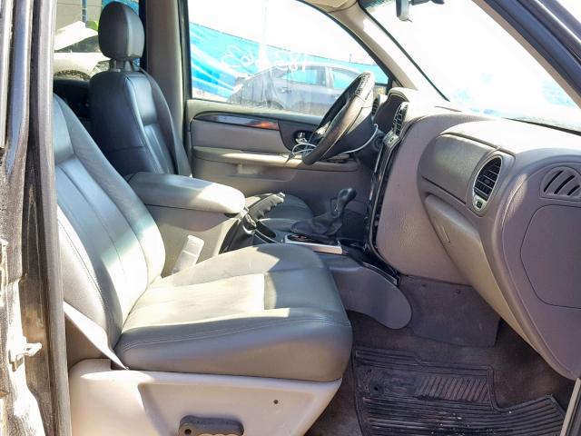 1GKDT13S342276229 - 2004 GMC ENVOY CHARCOAL photo 5