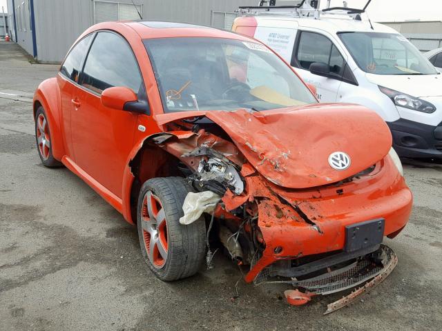 3VWCD21C72M429655 - 2002 VOLKSWAGEN NEW BEETLE 橙色 照片 1