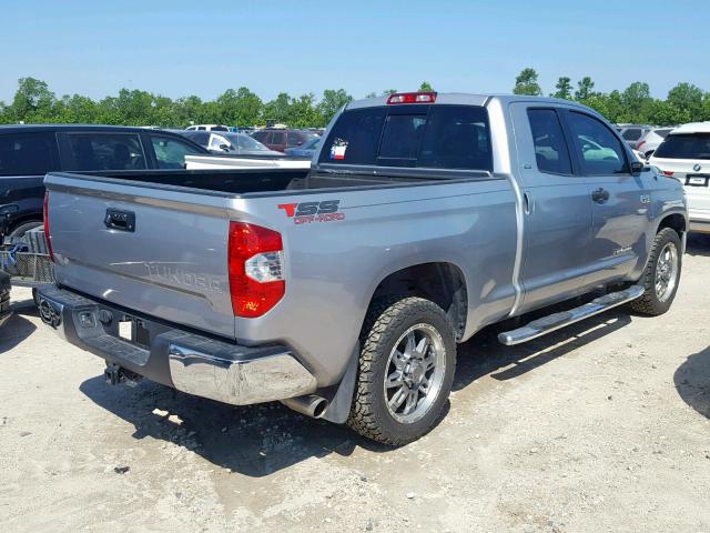 5TFRW5F16GX209019 - 2016 TOYOTA TUNDRA DOU SILVER photo 4