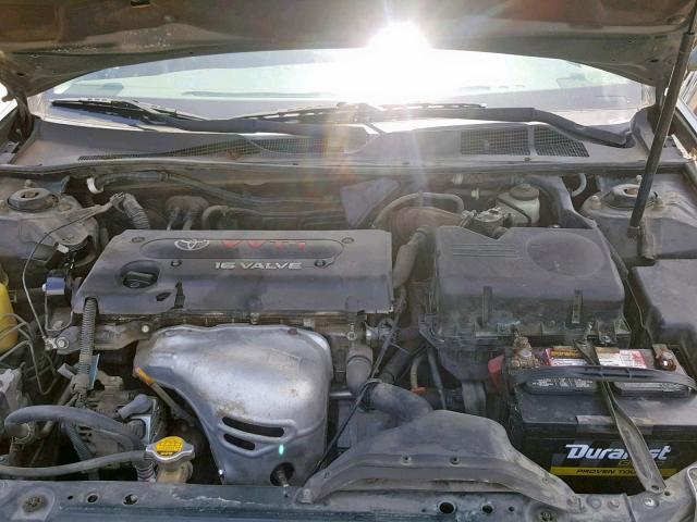 JTDBE32K620056912 - 2002 TOYOTA CAMRY LE GREEN photo 7