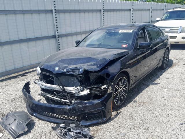 WBAJE5C55KWE66369 - 2019 BMW 540 I Niebieski zdjęcie 2