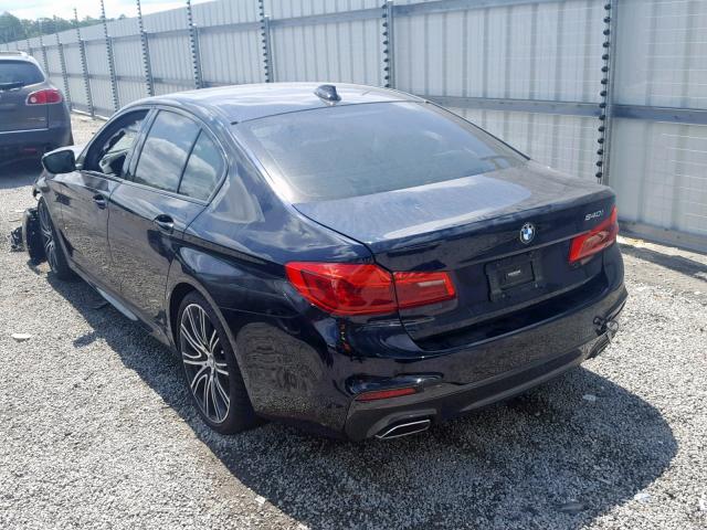 WBAJE5C55KWE66369 - 2019 BMW 540 I BLUE photo 3