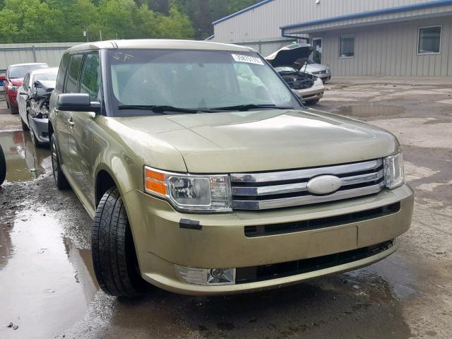 2FMGK5BC9CBD14581 - 2012 FORD FLEX SE GREEN photo 1