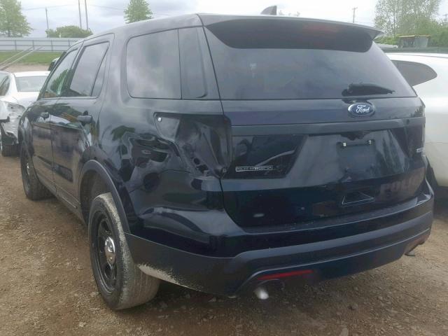 1FM5K8AT9GGC36506 - 2016 FORD EXPLORER P BLACK photo 3