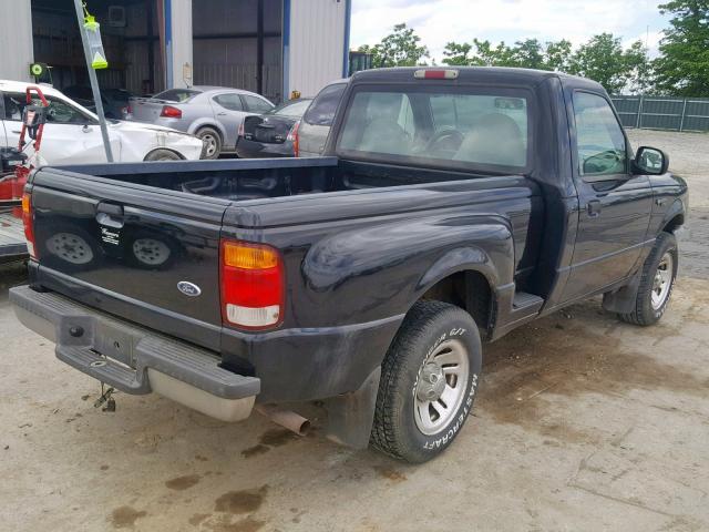 1FTYR10C6XPA95772 - 1999 FORD RANGER BLACK photo 4