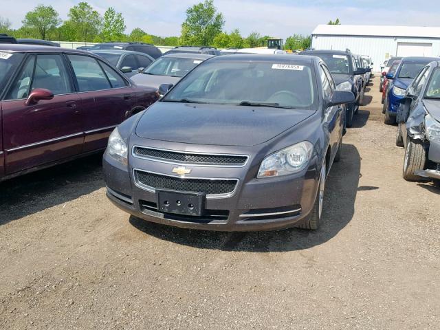 1G1ZC5EB0AF263800 - 2010 CHEVROLET MALIBU 1LT CHARCOAL photo 2
