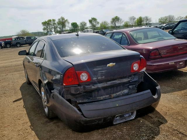 1G1ZC5EB0AF263800 - 2010 CHEVROLET MALIBU 1LT CHARCOAL photo 3