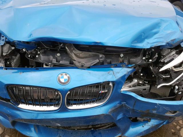 WBS1J5C58JVD36310 - 2018 BMW M2 BLUE photo 7