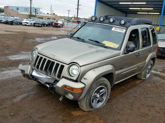 1J4GL38K53W693785 - 2003 JEEP LIBERTY RE BROWN photo 2