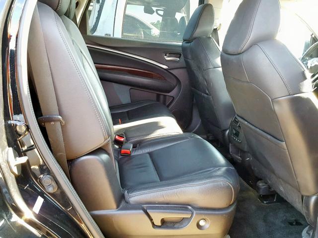 5FRYD3H46FB002330 - 2015 ACURA MDX TECHNO BLACK photo 6