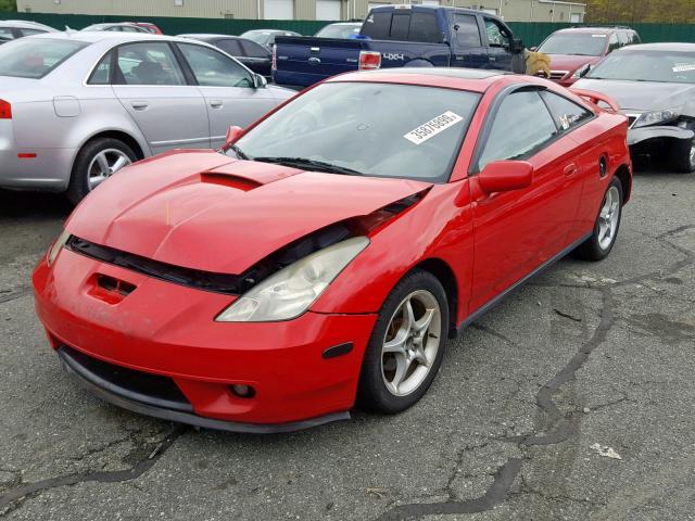 JTDDY38T9Y0036291 - 2000 TOYOTA CELICA GT- RED photo 2