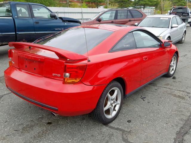 JTDDY38T9Y0036291 - 2000 TOYOTA CELICA GT- RED photo 4