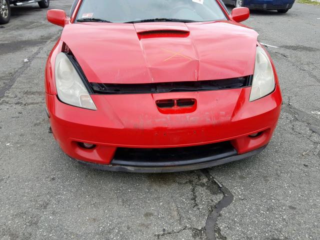 JTDDY38T9Y0036291 - 2000 TOYOTA CELICA GT- RED photo 9