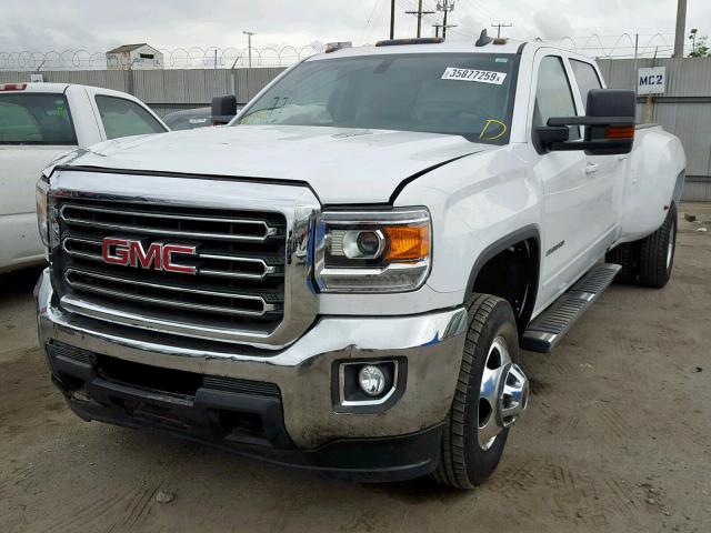 1GT41WC84GF112150 - 2016 GMC SIERRA C35 WHITE photo 2