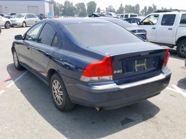 YV1RS61T642390667 - 2004 VOLVO S60 BLUE photo 3