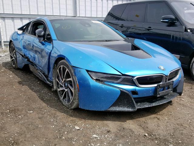 WBY2Z2C54GV676240 - 2016 BMW I8 BLUE photo 1