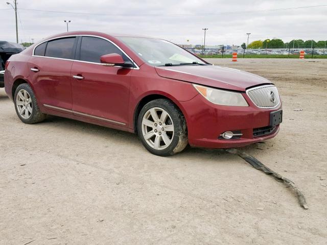 1G4GC5ED0BF220331 - 2011 BUICK LACROSSE C BURGUNDY photo 1