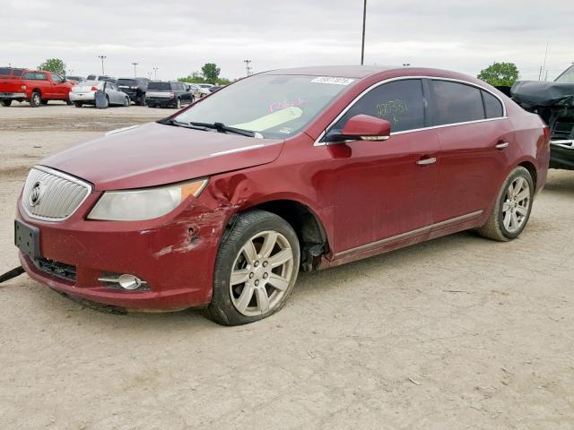 1G4GC5ED0BF220331 - 2011 BUICK LACROSSE C BURGUNDY photo 2