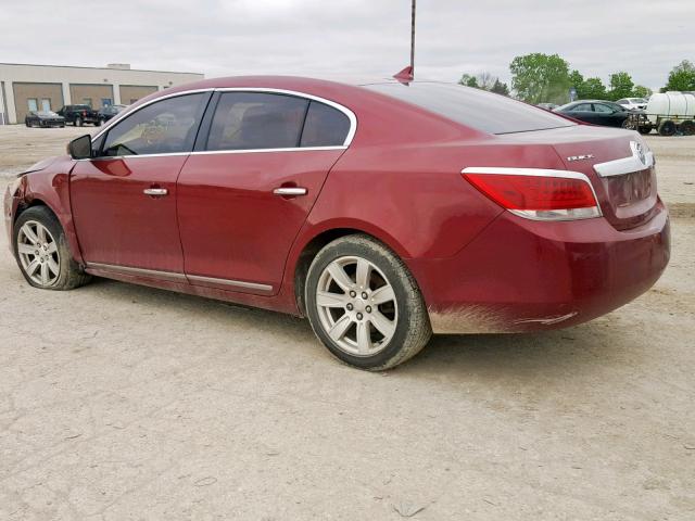 1G4GC5ED0BF220331 - 2011 BUICK LACROSSE C BURGUNDY photo 3