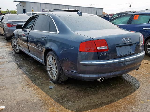 WAUML44E04N000625 - 2004 AUDI A8 L QUATT TEAL photo 3