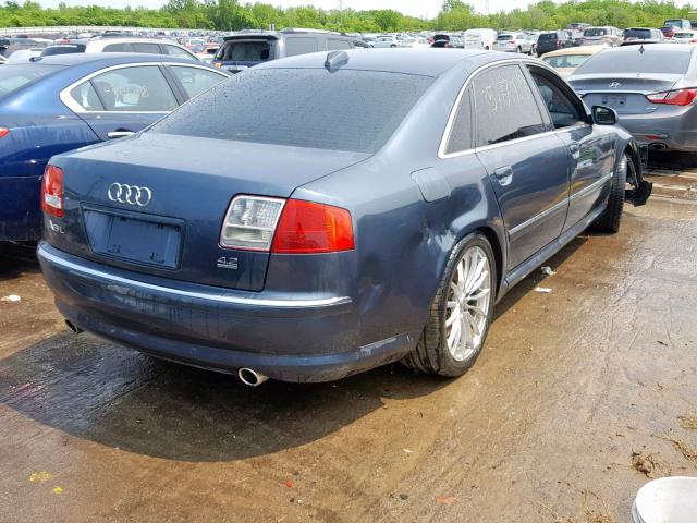 WAUML44E04N000625 - 2004 AUDI A8 L QUATT TEAL photo 4