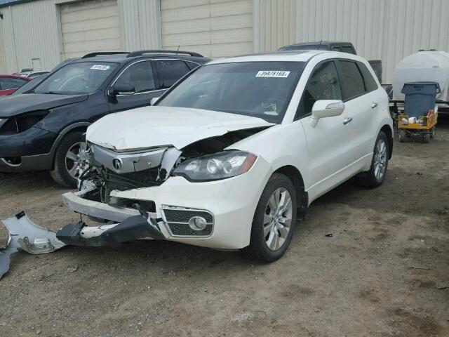 5J8TB1H53AA802827 - 2010 ACURA RDX TECHNO WHITE photo 2