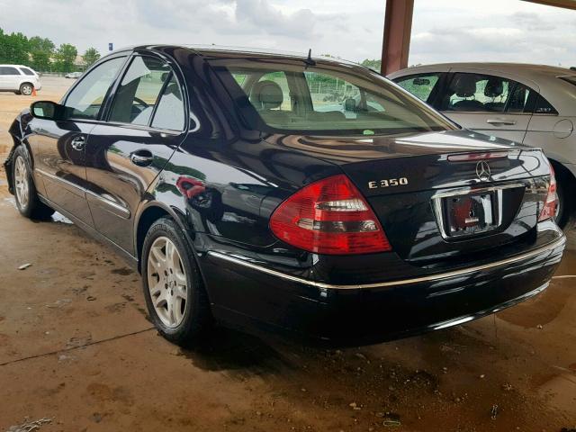 WDBUF56J76A764278 - 2006 MERCEDES-BENZ E 350 BLACK photo 3