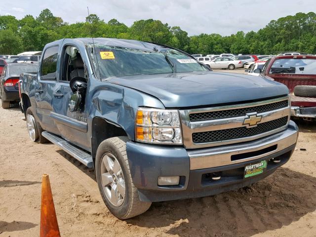 3GCRCSE05AG213316 - 2010 CHEVROLET SILVERADO BLUE photo 1