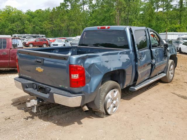 3GCRCSE05AG213316 - 2010 CHEVROLET SILVERADO BLUE photo 4