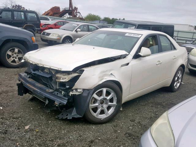 1G6DT57V080179212 - 2008 CADILLAC CTS HI FEA WHITE photo 2